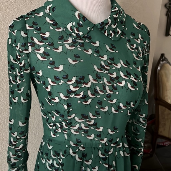 Beach Bash Dress Pinup Novelty Print Rockabily Flattering Lined Small - Picture 15 of 16